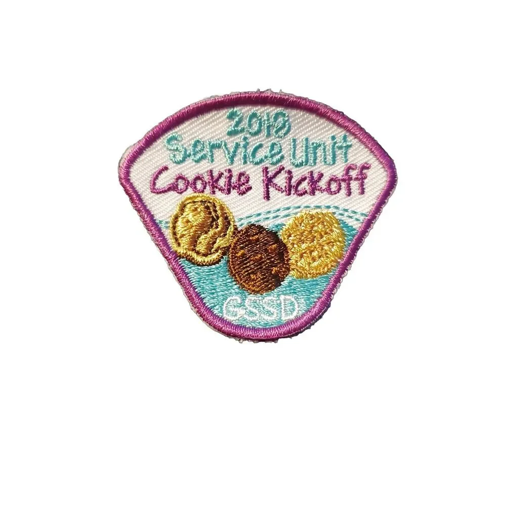 2018 Service Unit Cookie Kickoff Patch Sew On Embroidered